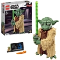 LEGO 75255 Star Wars Yoda, Ensemble de Construction, modèle de collection avec présentoir, Collection L'attaque des Clones.