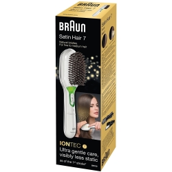 Brosse Braun Satin Hair 7 BR750 IONTEC - Blanc