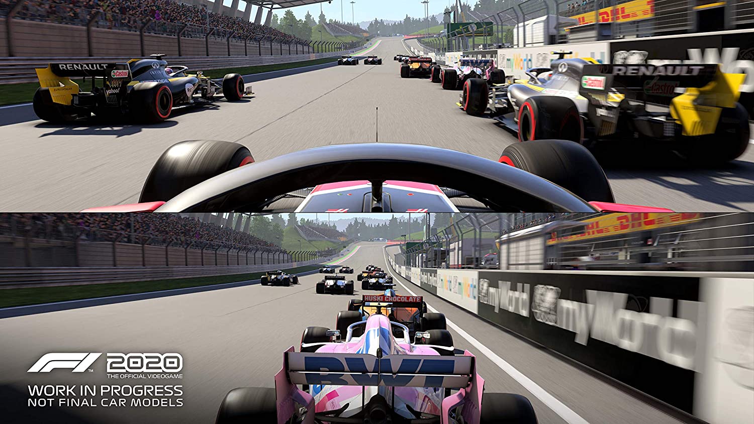 F1 2020 en écran splité