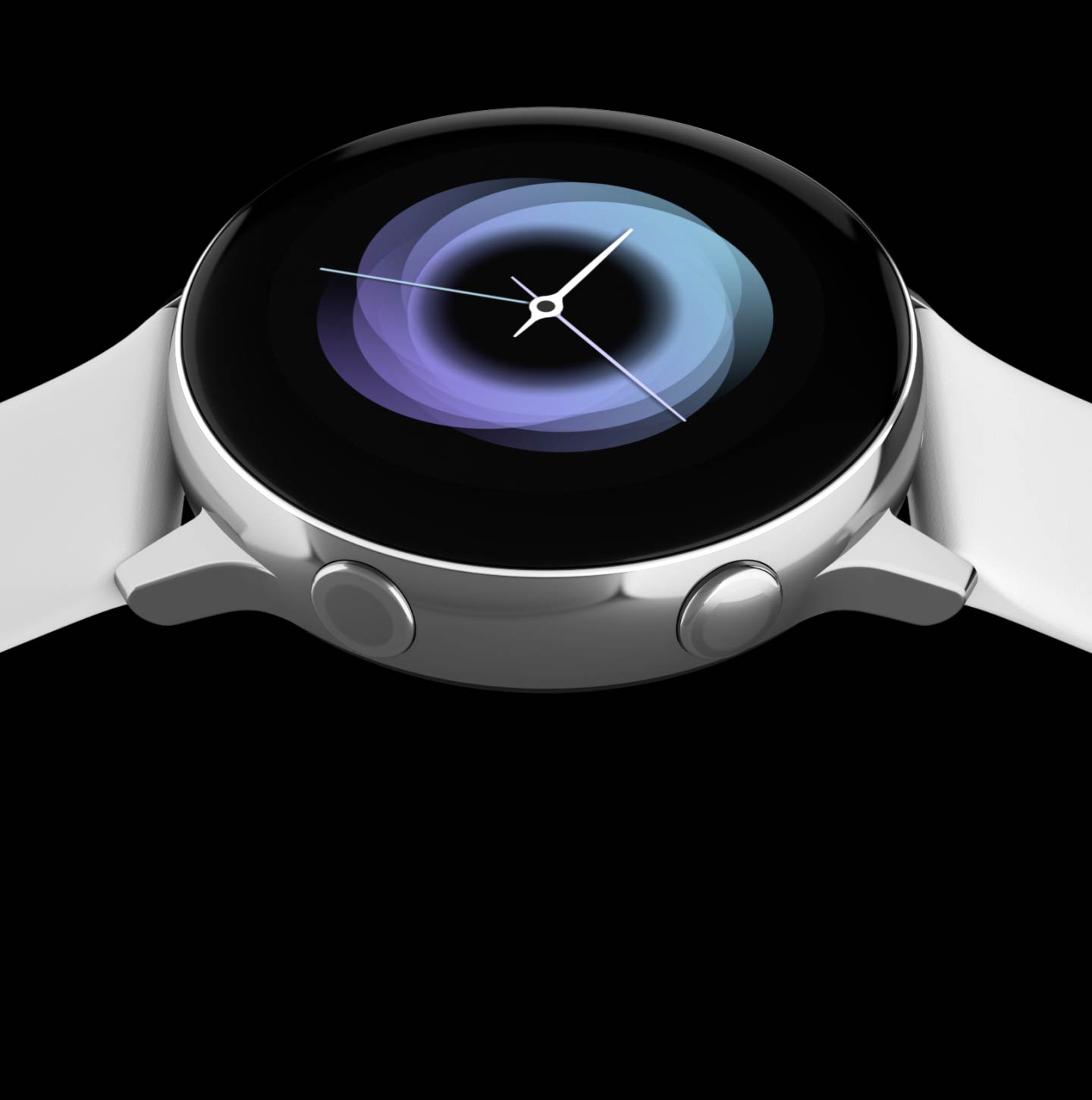 galaxy watch active front overview rotate detail